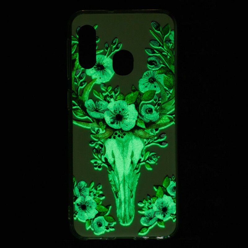 Kuori Samsung Galaxy A20e Fluoresoiva Kukka Wapiti