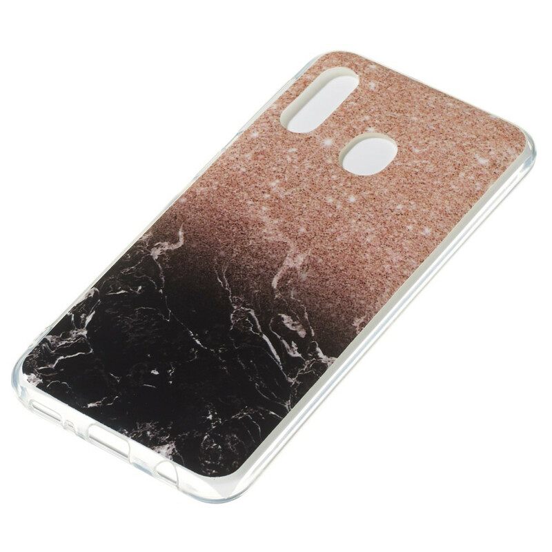 Kuori Samsung Galaxy A20e Glitter Marble