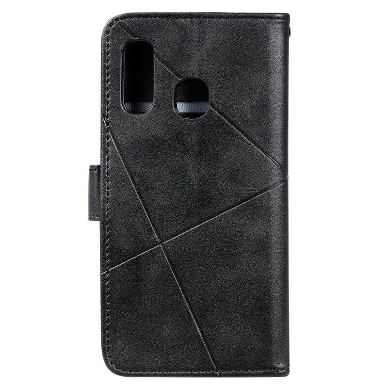 Nahkakotelo Samsung Galaxy A20e Faux Leather Timantit