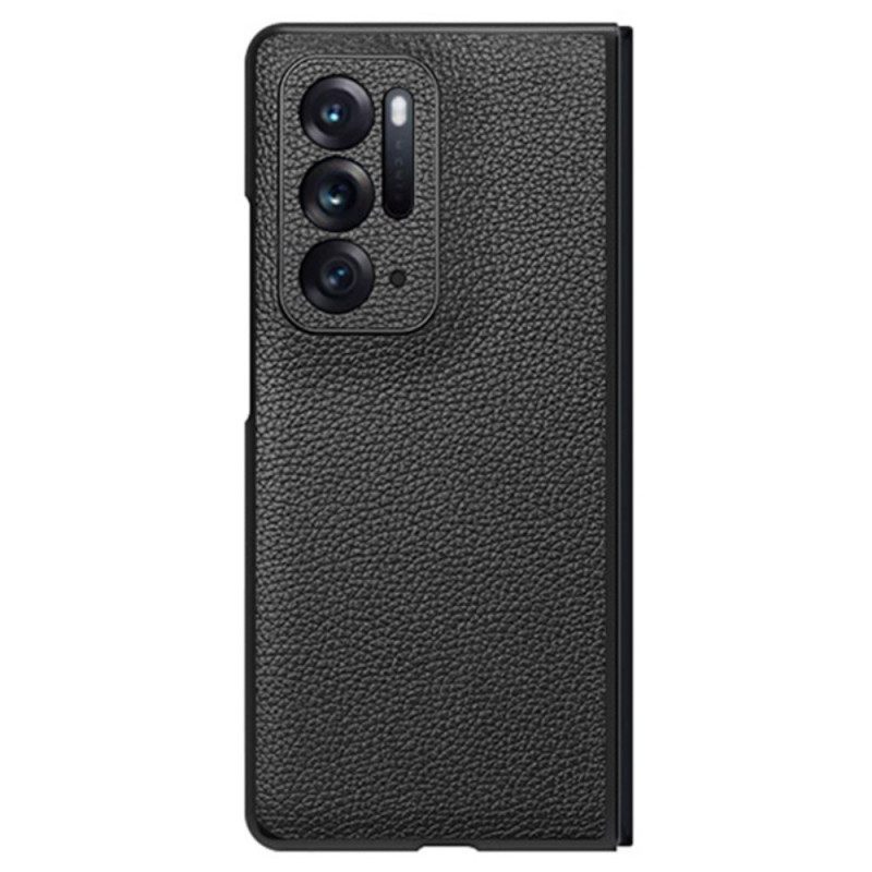 Case Oppo Find N Aito Premium-litsi-nahka