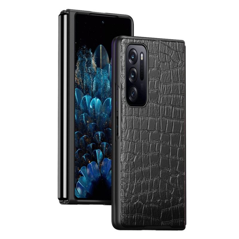 Kuori Oppo Find N Crocodile Skin Effect