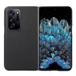 Kuori Oppo Find N Genuine Leather Lychee Design