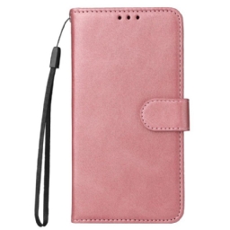 Flip Case Xiaomi Redmi Note 12 Pro Plus Suojaketju Kuori Tavallinen Hihnalla