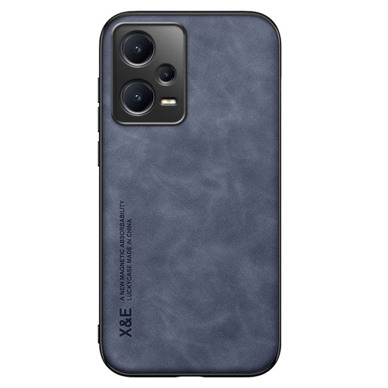 Kuori Xiaomi Redmi Note 12 Pro Plus X&e Leather Effect -nahka