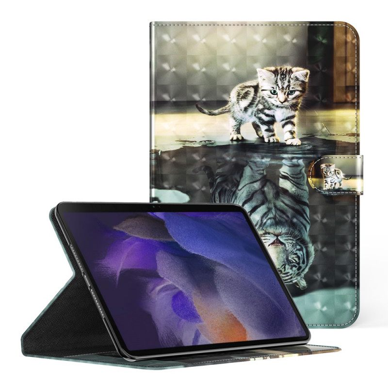 Flip Case Samsung Galaxy Tab A8 Light Spot Kissan Unelma