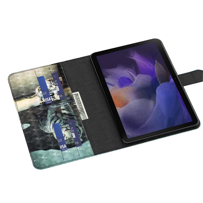 Flip Case Samsung Galaxy Tab A8 Light Spot Kissan Unelma