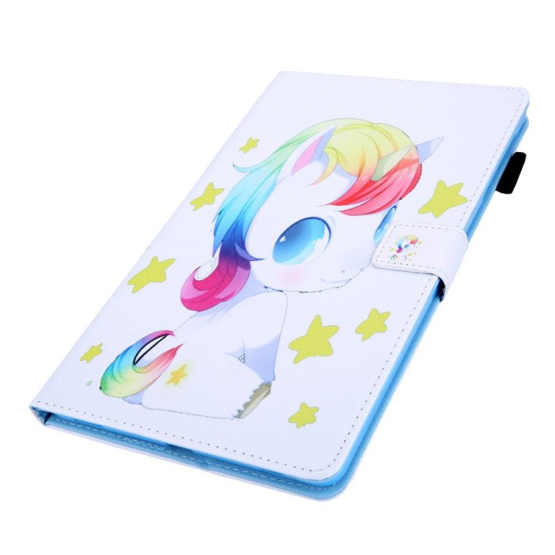 Flip Case Samsung Galaxy Tab A8 Unicorn