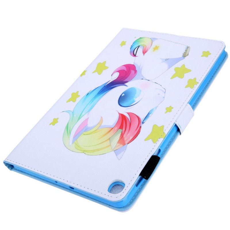 Flip Case Samsung Galaxy Tab A8 Unicorn