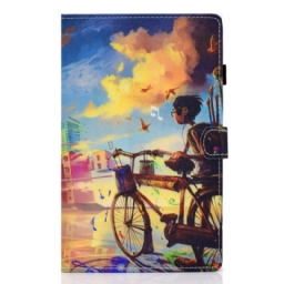 Kotelot Samsung Galaxy Tab A8 Bike Art