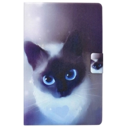 Kotelot Samsung Galaxy Tab A8 Blue Eyes Cat