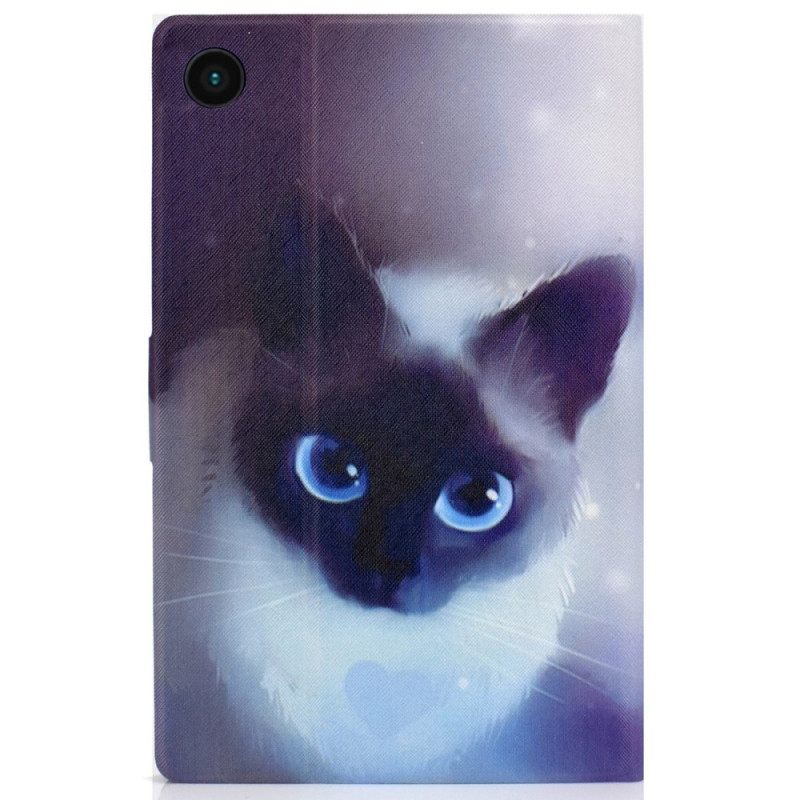 Kotelot Samsung Galaxy Tab A8 Blue Eyes Cat