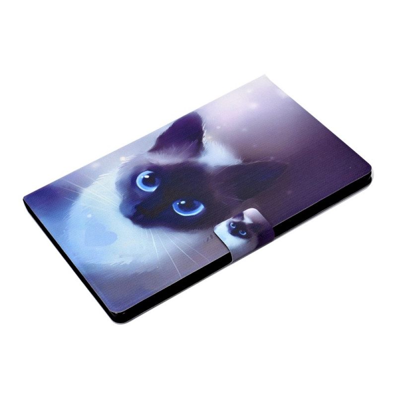 Kotelot Samsung Galaxy Tab A8 Blue Eyes Cat