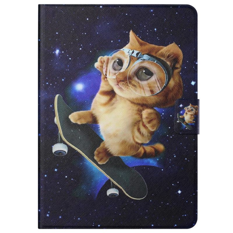 Kotelot Samsung Galaxy Tab A8 Cat Skateboard