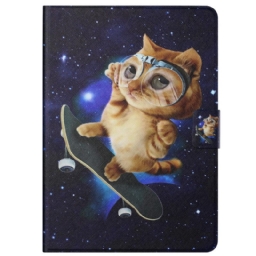 Kotelot Samsung Galaxy Tab A8 Cat Skateboard