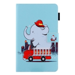 Kotelot Samsung Galaxy Tab A8 Firefighter Elephant