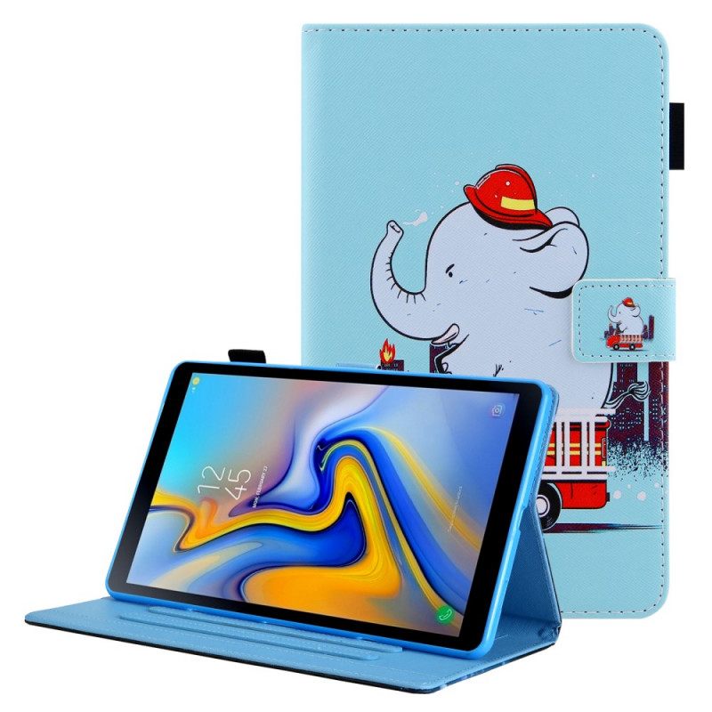 Kotelot Samsung Galaxy Tab A8 Firefighter Elephant