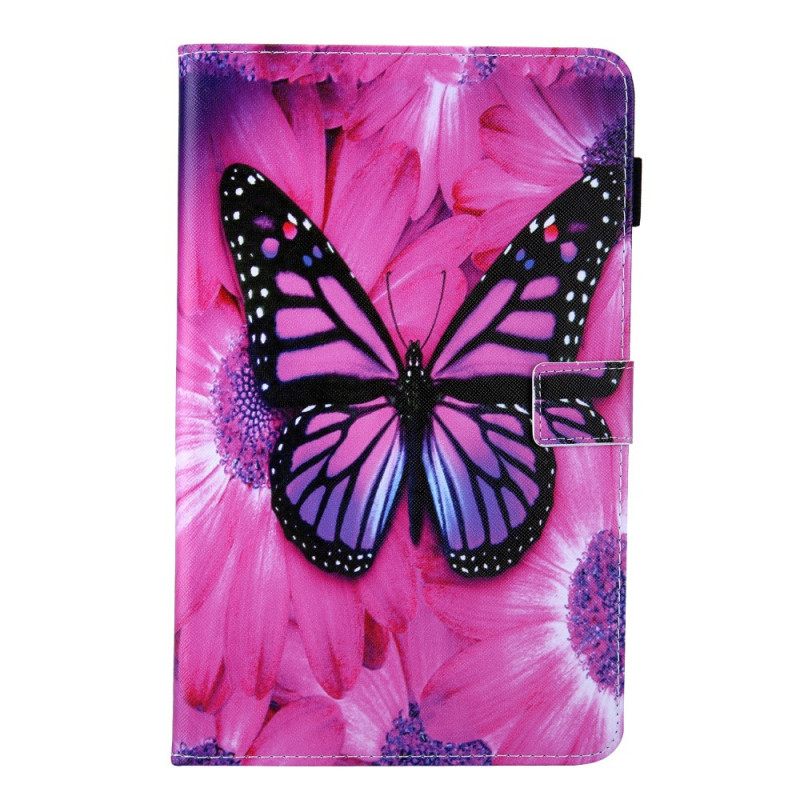 Kotelot Samsung Galaxy Tab A8 Floral Butterfly