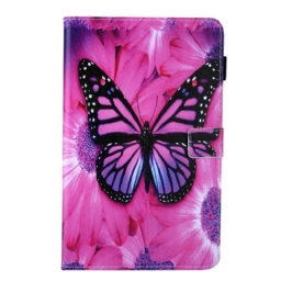 Kotelot Samsung Galaxy Tab A8 Floral Butterfly