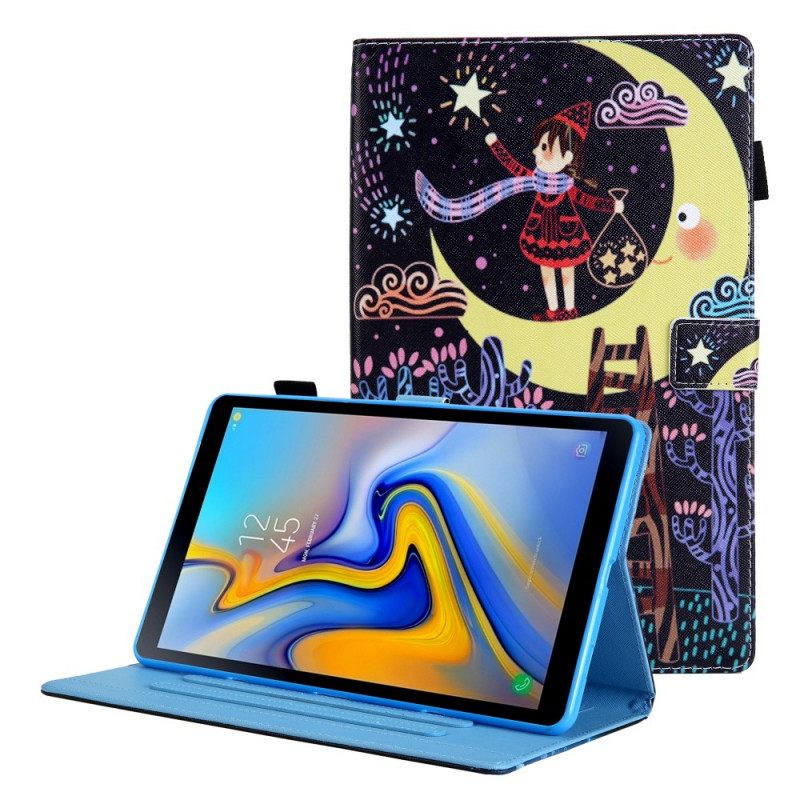 Kotelot Samsung Galaxy Tab A8 Girl In The Moon