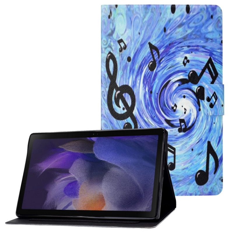 Kotelot Samsung Galaxy Tab A8 Music Notes