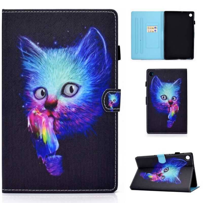 Kotelot Samsung Galaxy Tab A8 Psycho Cat