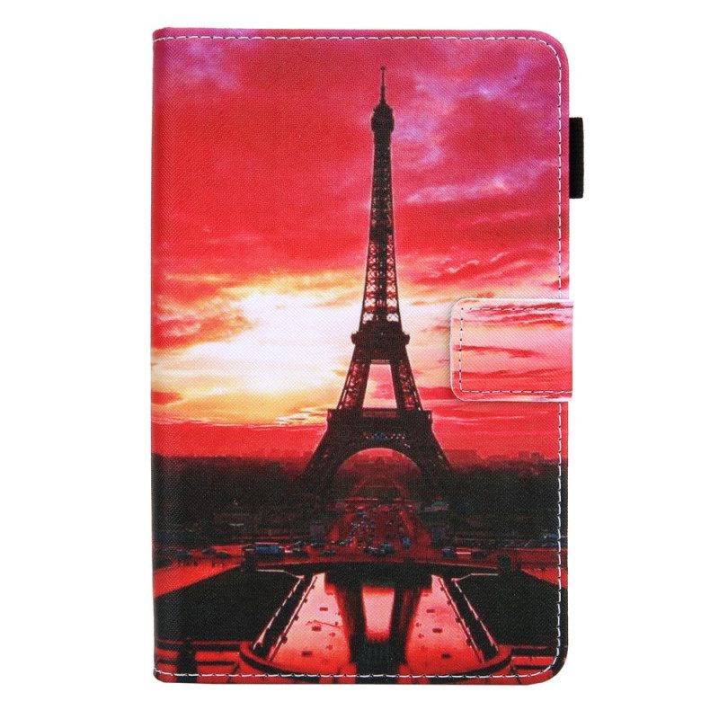 Kotelot Samsung Galaxy Tab A8 Sunset Eiffel Tower