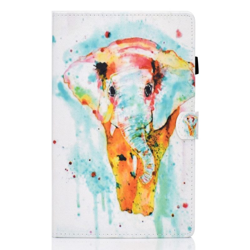 Kotelot Samsung Galaxy Tab A8 Watercolour Elephant