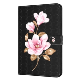 Nahkakotelo Samsung Galaxy Tab A8 Faux Leather Tree Flowers