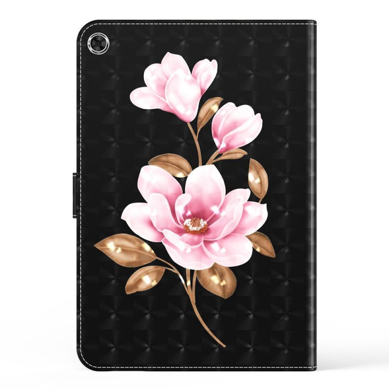 Nahkakotelo Samsung Galaxy Tab A8 Faux Leather Tree Flowers