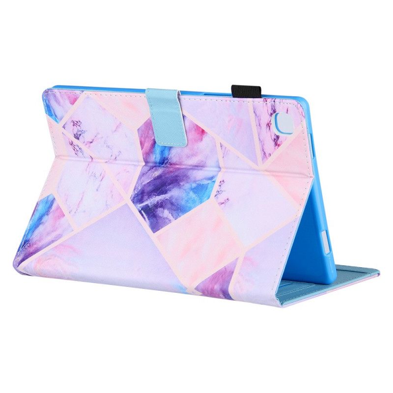 Nahkakotelo Samsung Galaxy Tab A8 Marble Geometry Design