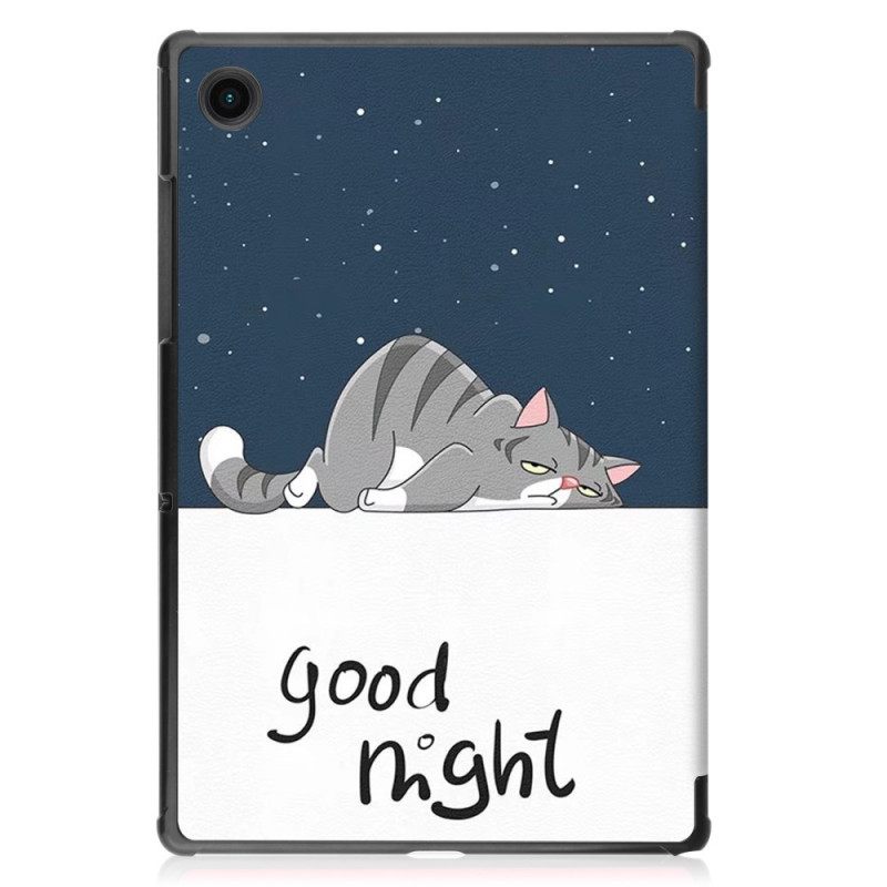 Puhelinkuoret Samsung Galaxy Tab A8 Enhanced Sleeping Cat