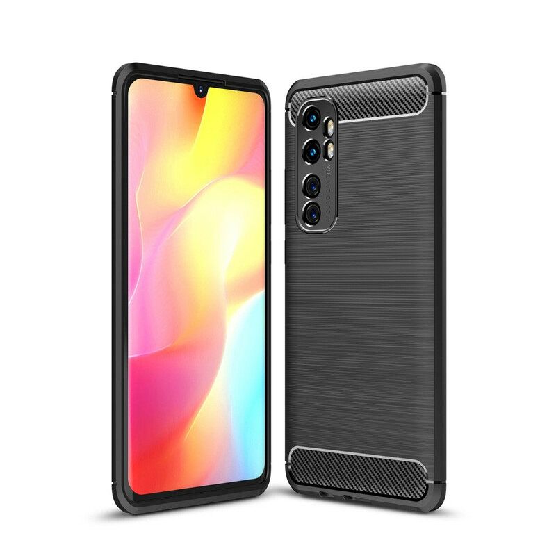 Case Xiaomi Mi Note 10 Lite Harjattu Hiilikuitu