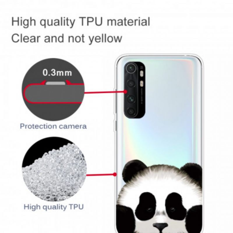 Case Xiaomi Mi Note 10 Lite Transparent Panda