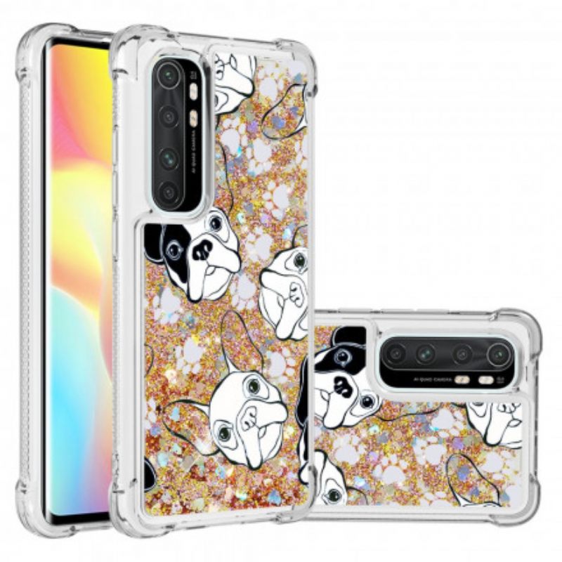 Kuori Xiaomi Mi Note 10 Lite Mr Dog Glitter