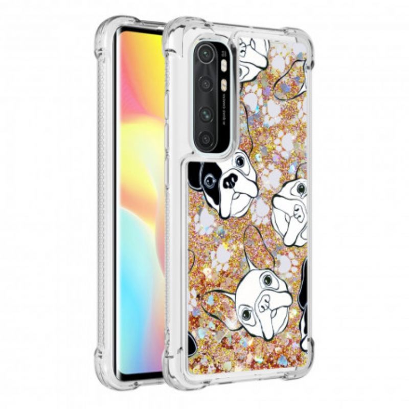 Kuori Xiaomi Mi Note 10 Lite Mr Dog Glitter