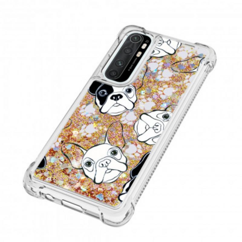 Kuori Xiaomi Mi Note 10 Lite Mr Dog Glitter