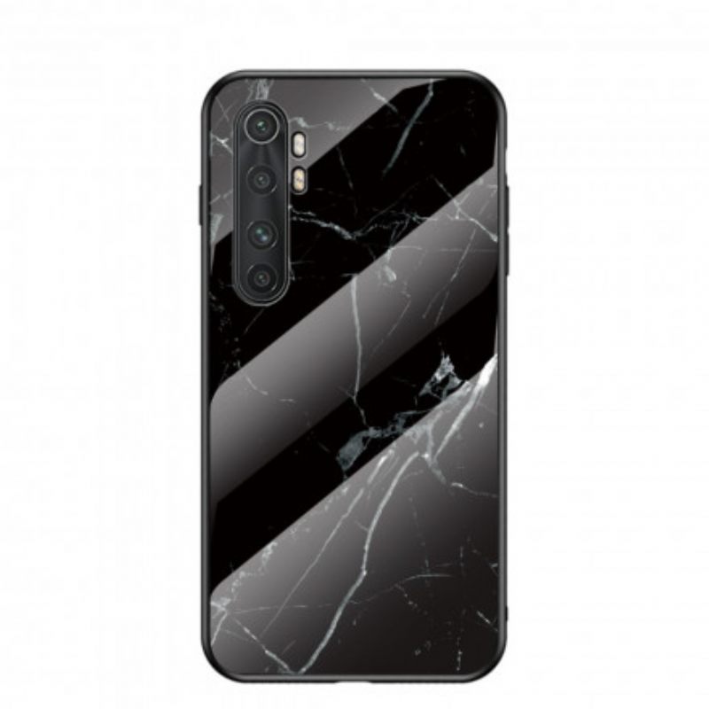 Kuori Xiaomi Mi Note 10 Lite Tempered Glass Marble Colors