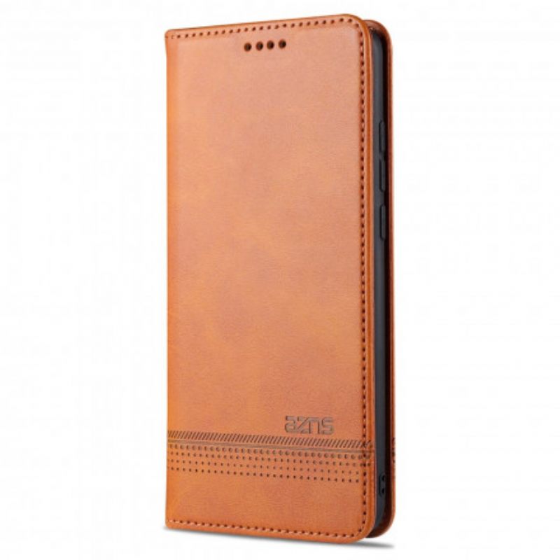 Puhelinkuoret Xiaomi Mi Note 10 Lite Kotelot Flip Style Leather Azns