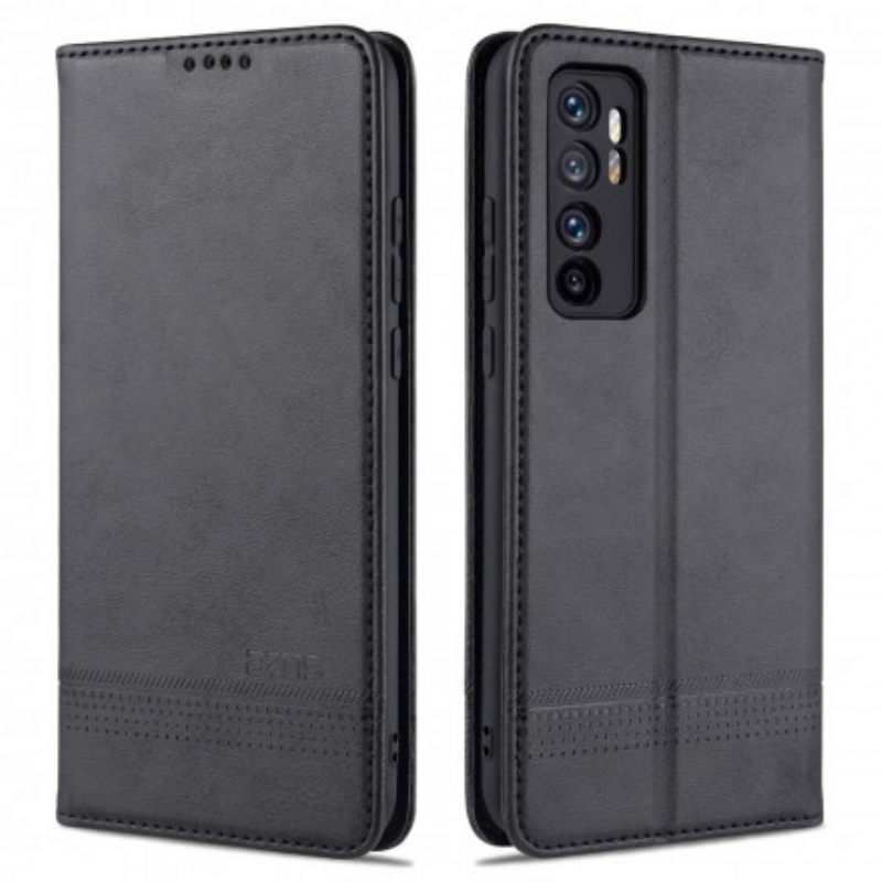 Puhelinkuoret Xiaomi Mi Note 10 Lite Kotelot Flip Style Leather Azns