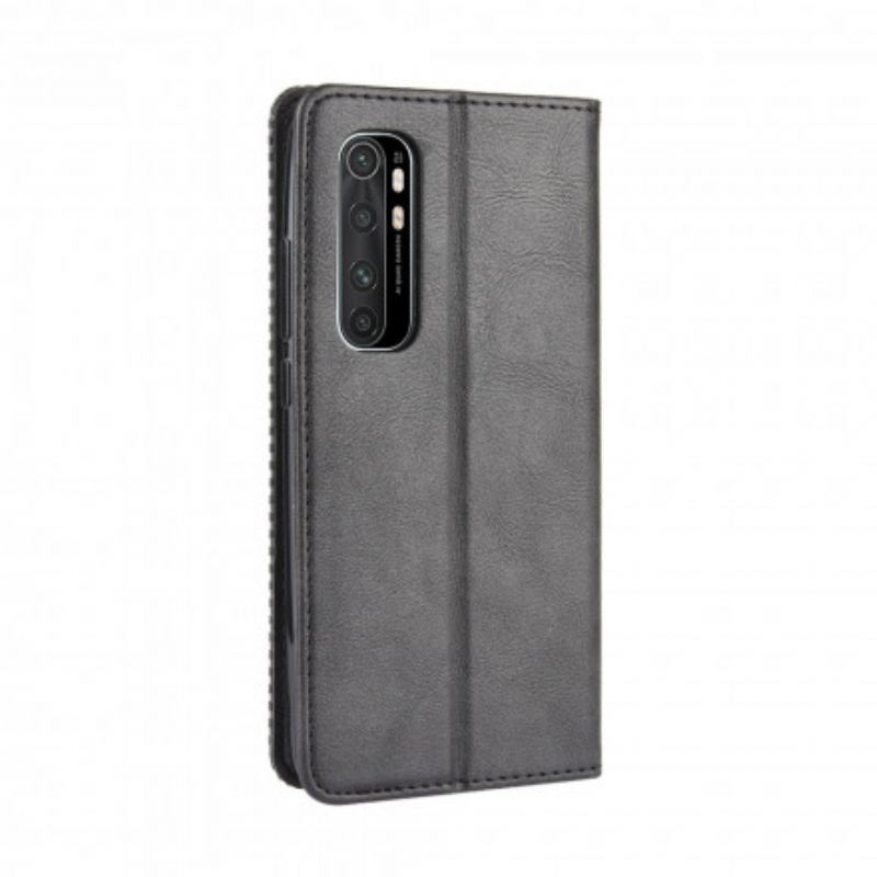 Puhelinkuoret Xiaomi Mi Note 10 Lite Kotelot Flip Tyylitelty Vintage-nahkaefekti