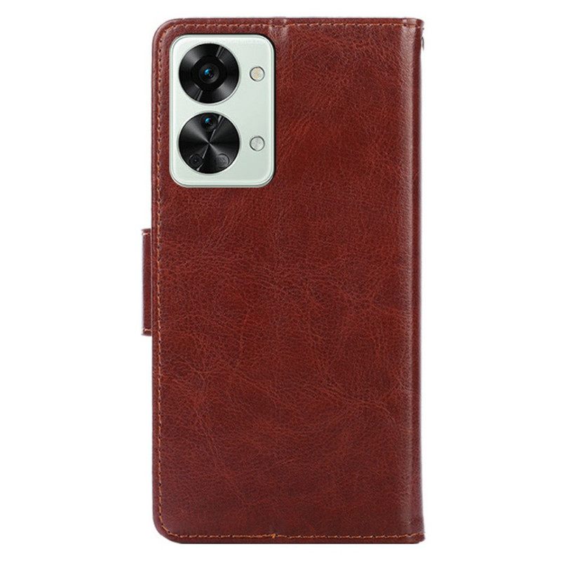 Flip Case OnePlus Nord 2T 5G Faux Leather Vintage