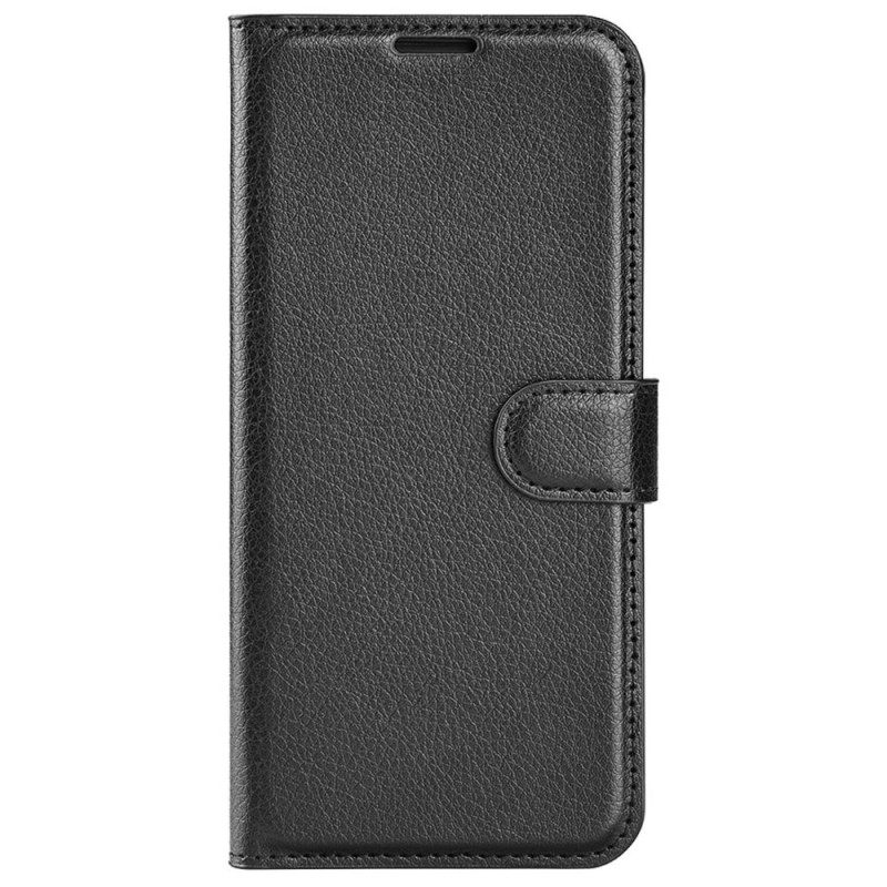 Kotelot OnePlus Nord 2T 5G Classic Litchi Faux Leather