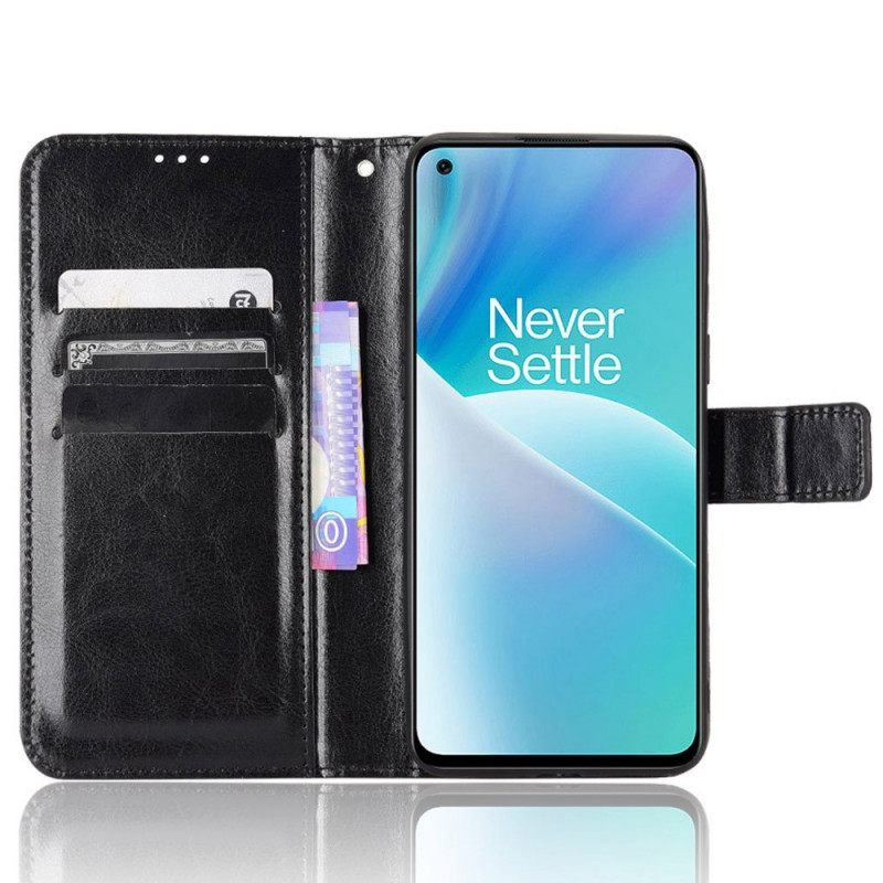 Kotelot OnePlus Nord 2T 5G Suojaketju Kuori Faux Leather Näyttävä Hihnalla