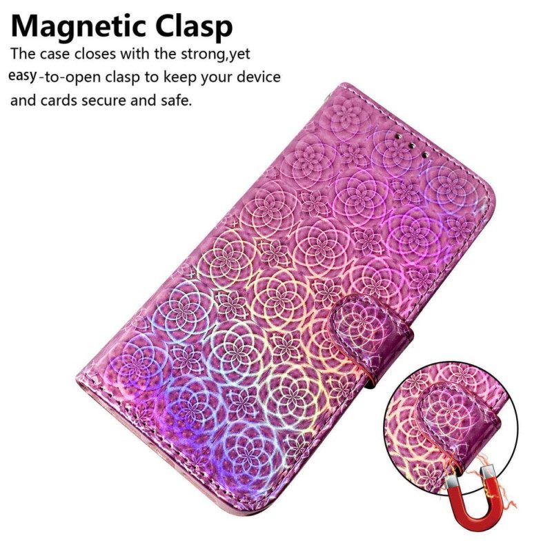 Kotelot OnePlus Nord 2T 5G Suojaketju Kuori Geometric Strappy Flowers