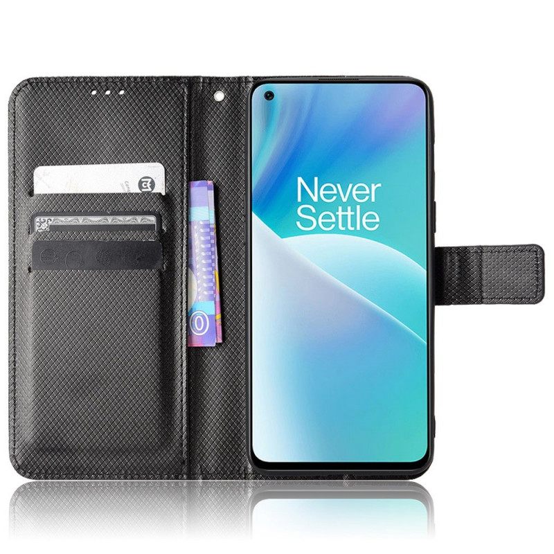 Kotelot OnePlus Nord 2T 5G Suojaketju Kuori Keinonahkahihna