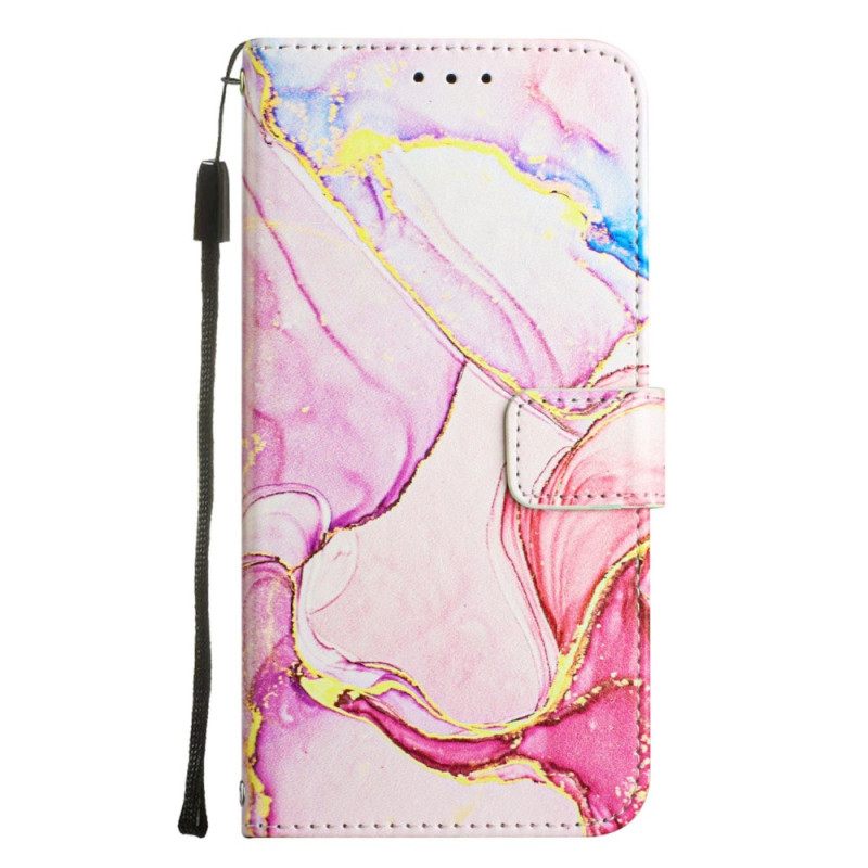 Kotelot OnePlus Nord 2T 5G Suojaketju Kuori Strip Marble