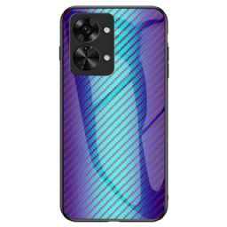 Kuori OnePlus Nord 2T 5G Carbon Fiber Karkaistu Lasi