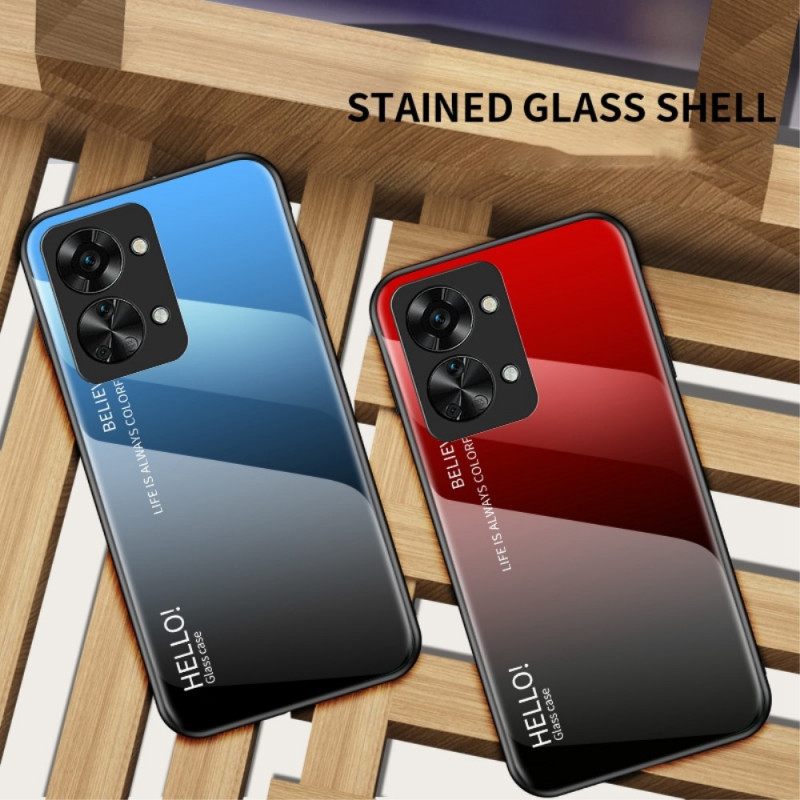 Kuori OnePlus Nord 2T 5G Tempered Glass Hei