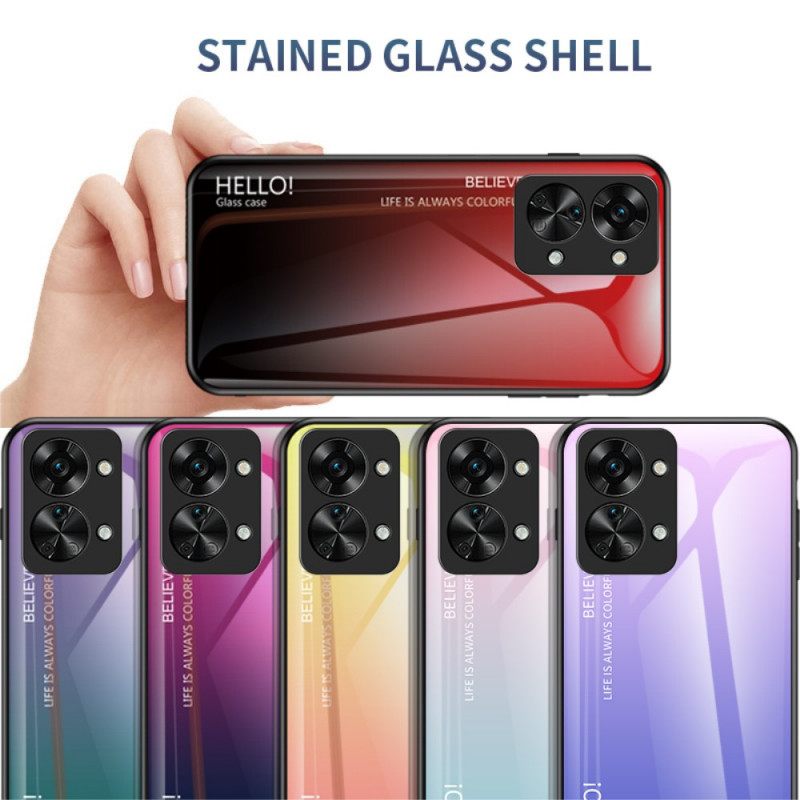 Kuori OnePlus Nord 2T 5G Tempered Glass Hei