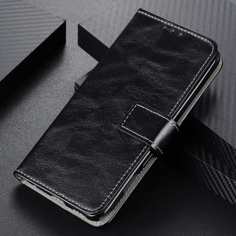 Flip Case OnePlus Nord CE 2 Lite 5G Kiiltävä Keinonahka